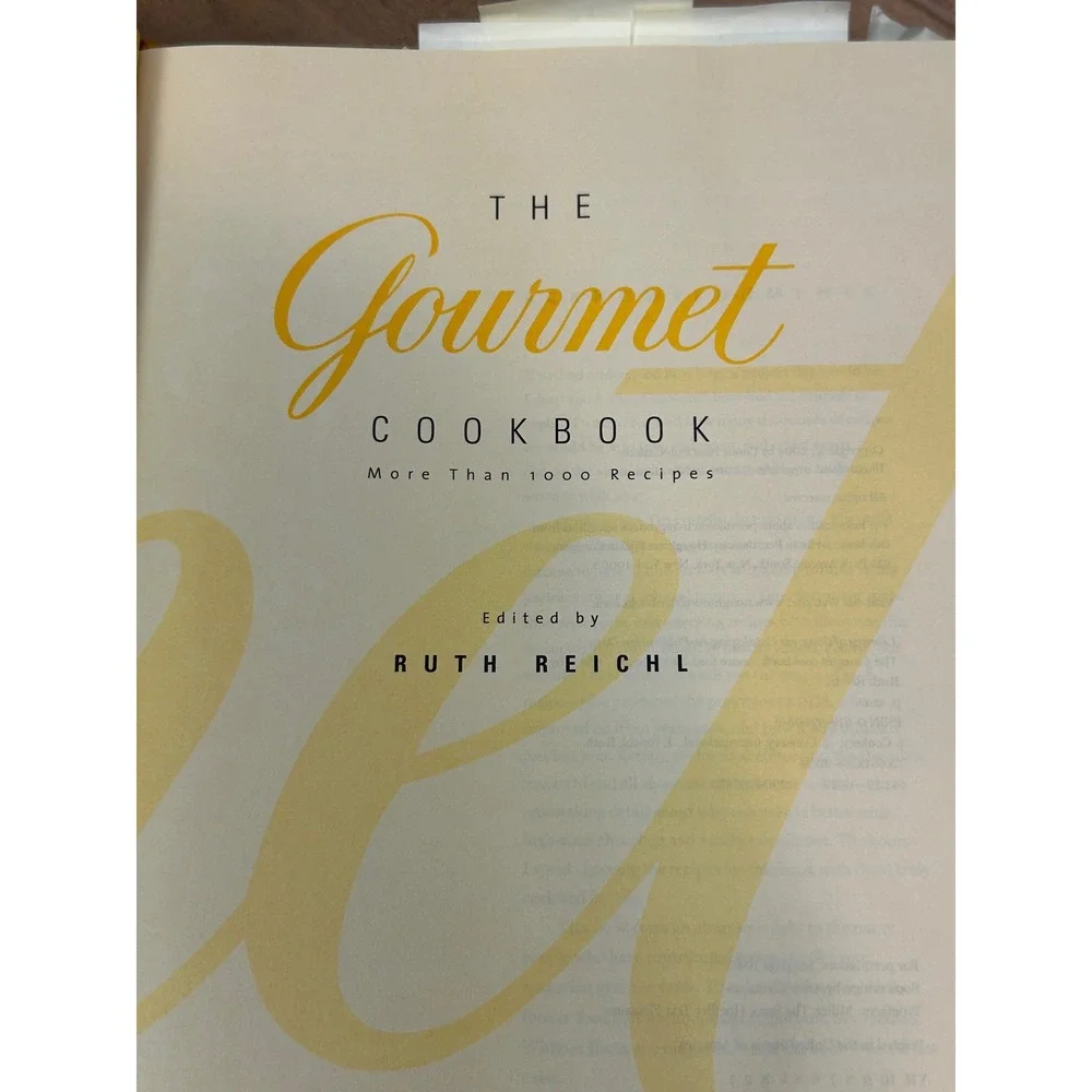 Houghton Mifflin Cookbook Yellow The Gourmet Cookbook Ruth Reichl 1000